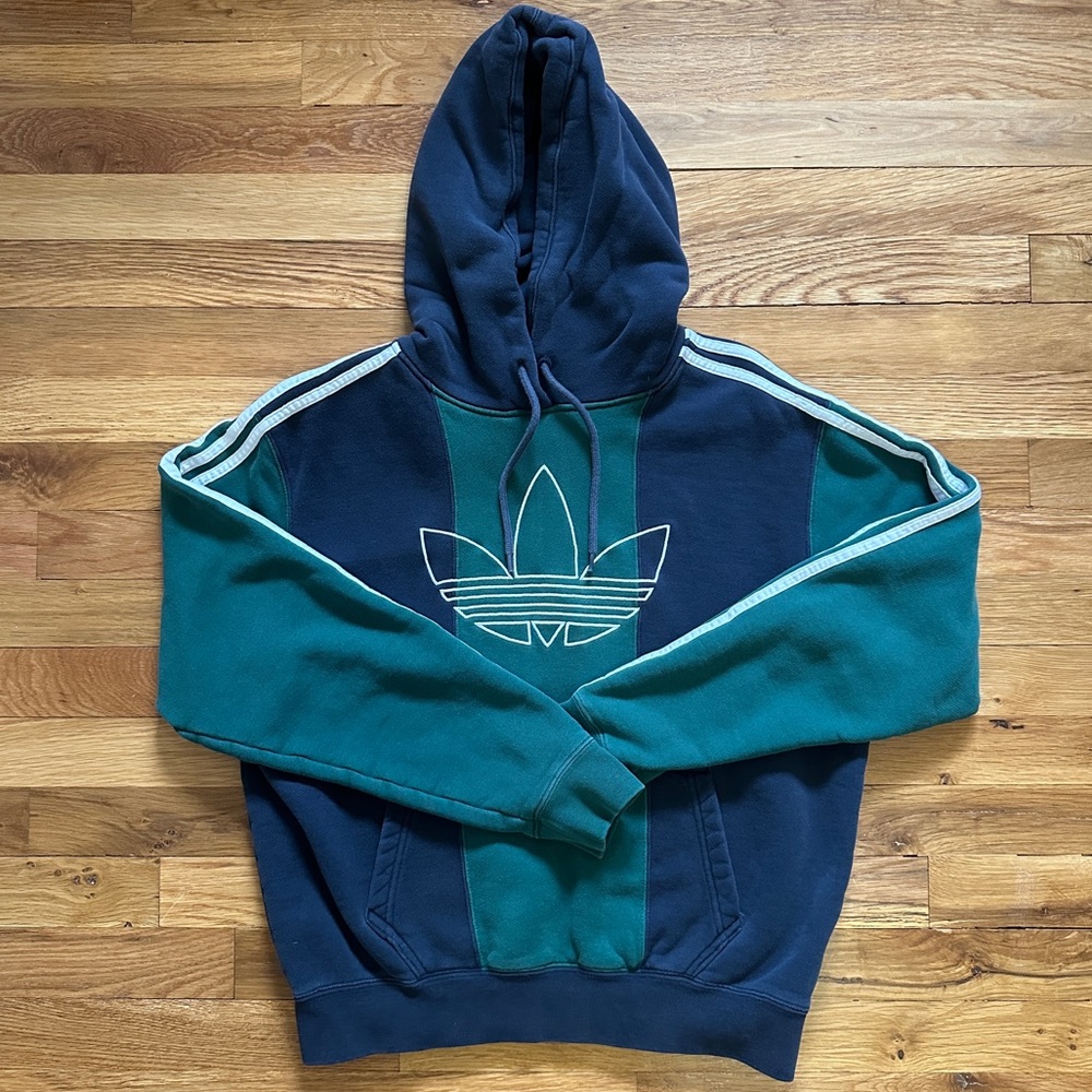 Adidas Originals Color Block Hoodie (Small)